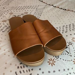 Wedge slip ons